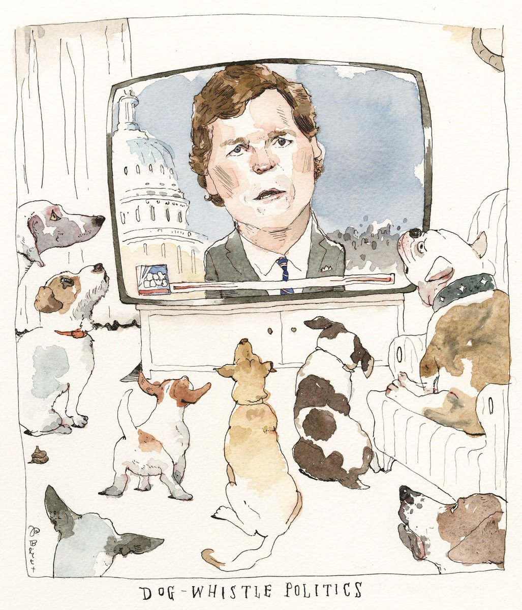 Barry Blitt, The New Yorker #TuckerCarlson