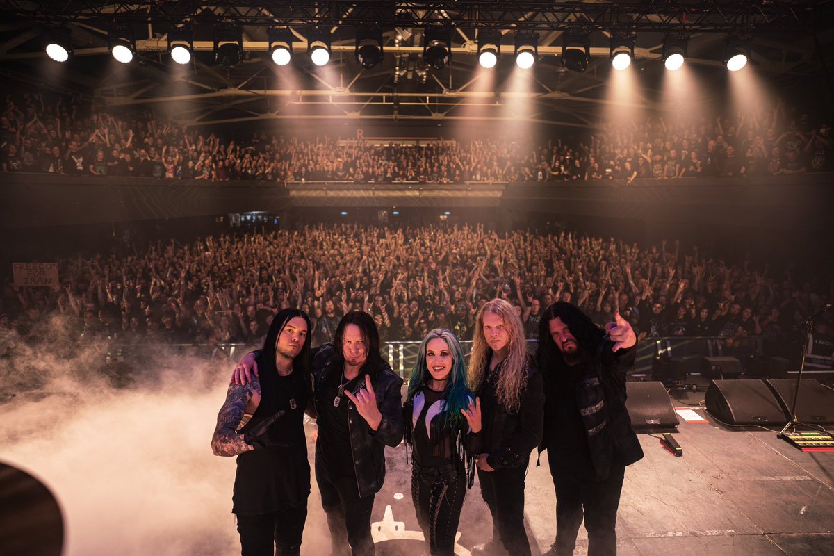 archenemymetal's tweet photo. BERLIN! Dit war knorke!  🇩🇪 ❤️‍🔥
Tomorrow we play in Prague, Czech Republic! 

#archenemy #behemoth #carcass #untoothers #berlin #germany #prague #praha  #czechrepublic https://t.co/Lv2fWTp5WR