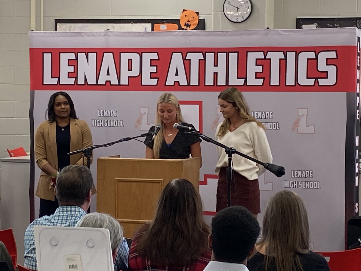 Congratulations to <a href="/cfoggs10/">Christina Foggie</a> on her induction into Lenape’s Athletic Hall of Fame!  Our girls were honored to be a part of the recognition for such a special player!
