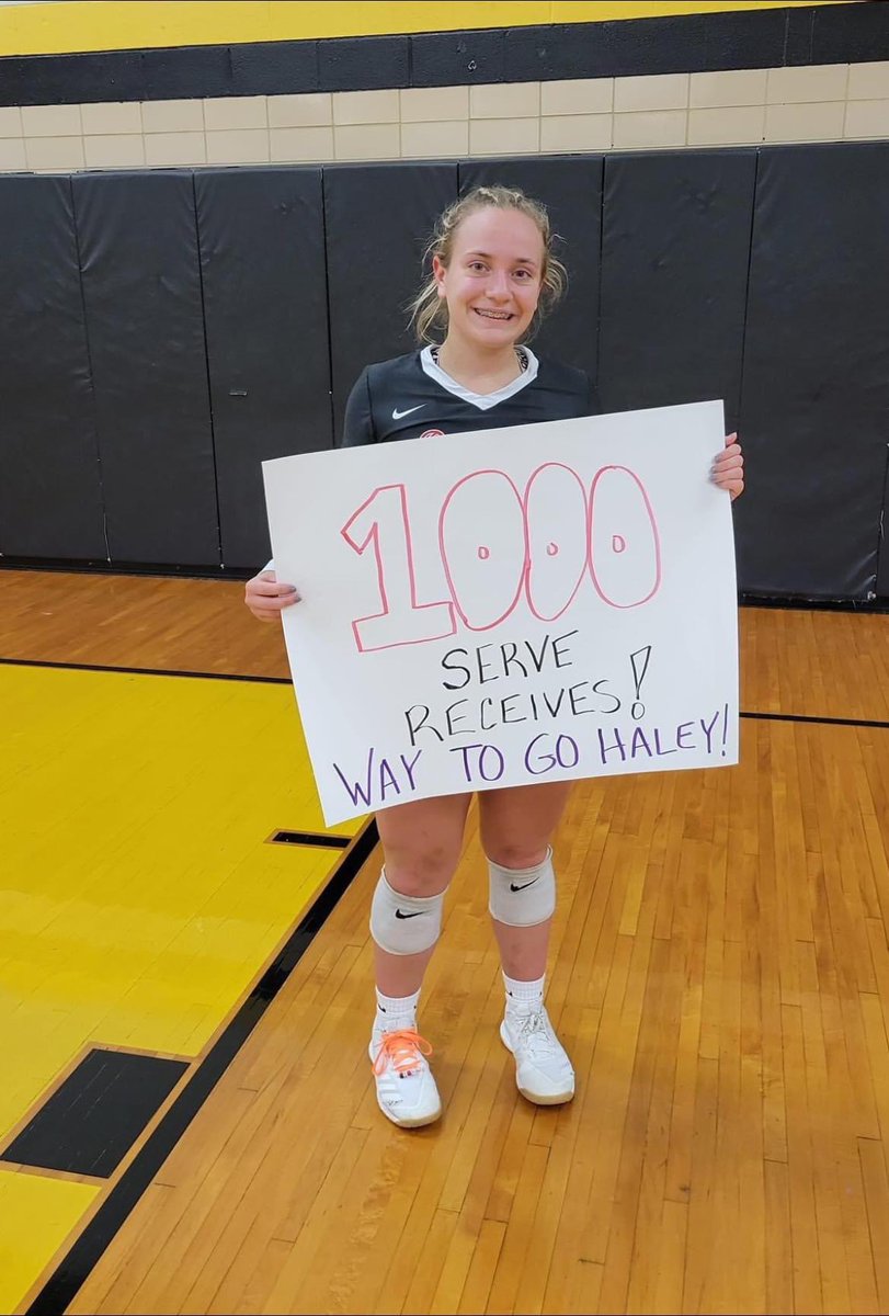 Congratulations to Haley Trowbridge on her 1,000th Career Serve Receive! We are so proud of you!! #CardinalStrong 🏐❤️🖤