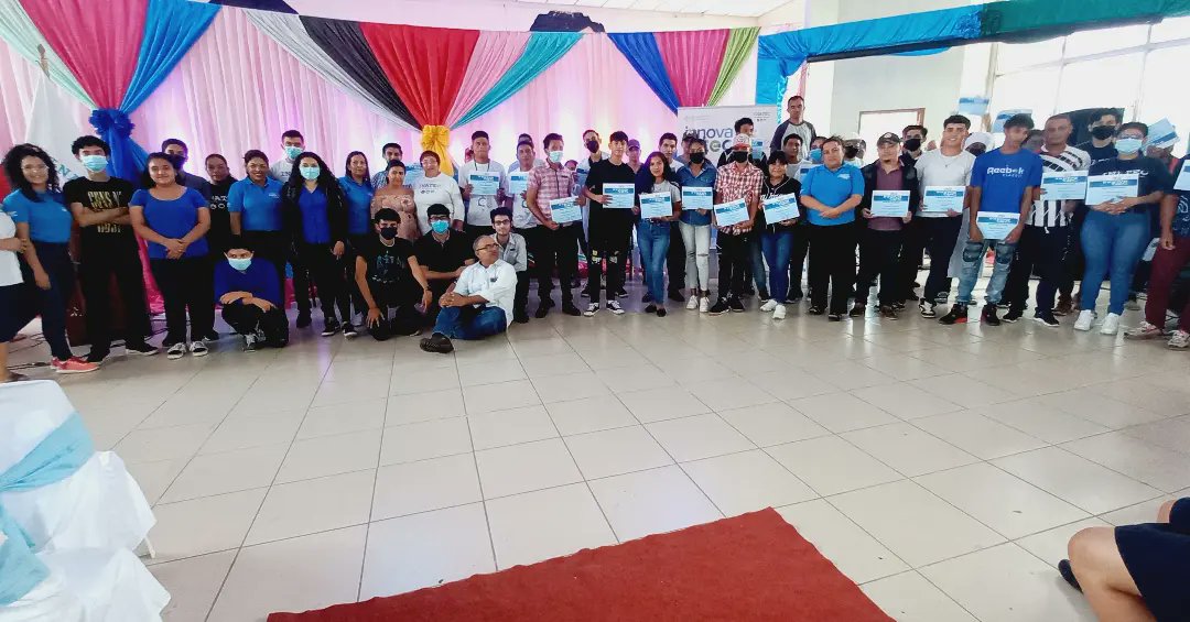 centro_olof's tweet photo. Estudiantes del Centro Tecnológico Olof Palme participan en Festival Regional de INNOVATEC 2022 presentando sus proyectos para la IV Jornada Nacional.
#SoyTecNicaragua🇳🇮🌲🎉 https://t.co/PKKtqSTKb1