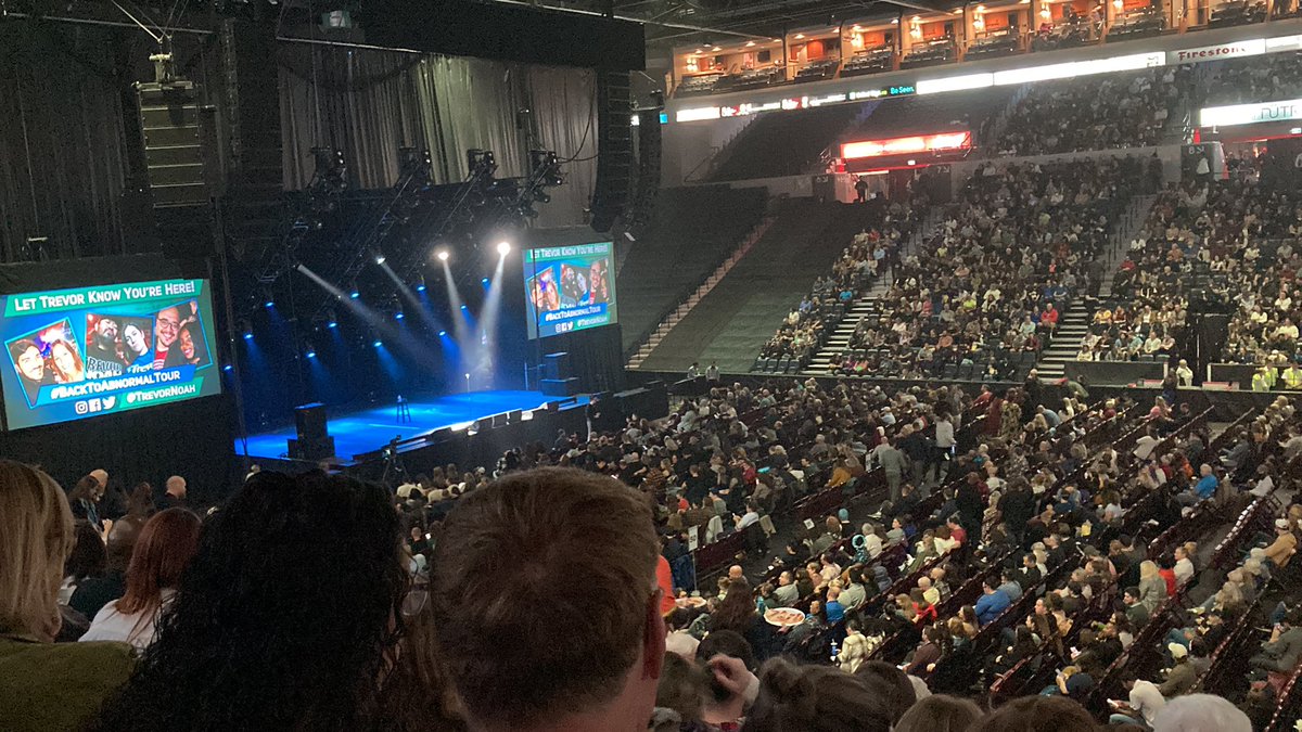 BlueVixen13's tweet photo. All set for things to start @Trevornoah #BackToAbnormalTour https://t.co/lm9anhmPq6