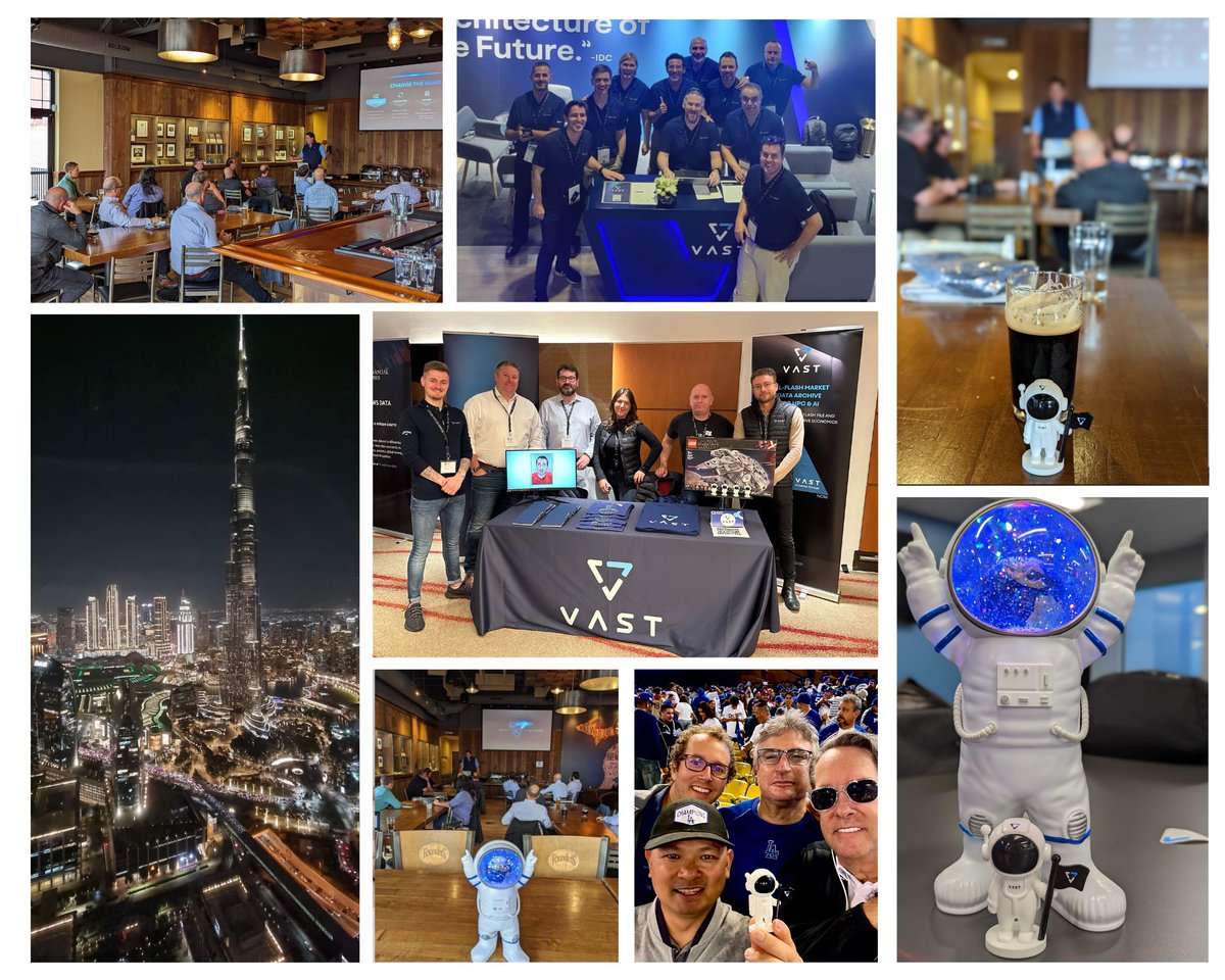 VAST_Data's tweet photo. Our #VASTronauts had to pull out their passports this week 🌏🚀

We landed in:

📍Dubai
📍London
📍Grand Rapids, MI

Where to next?

#VASTAroundTheWorld https://t.co/xoJV4q4hyH