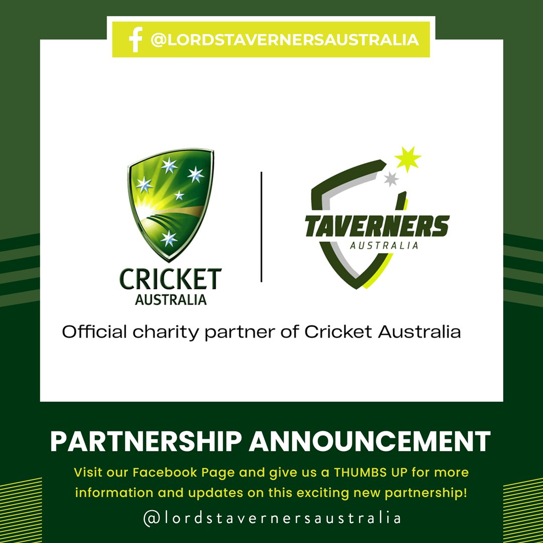 We are thrilled to announce The Taverners Australia are the official Charity Partner of the #AdelaideTest Match at the <a href="/TheAdelaideOval/">Adelaide Oval</a> on December 8 – 12 2022!

This year, the Taverners are supporting cricket #Inclusion initiatives as a Charity Partner of <a href="/CricketAus/">Cricket Australia</a>