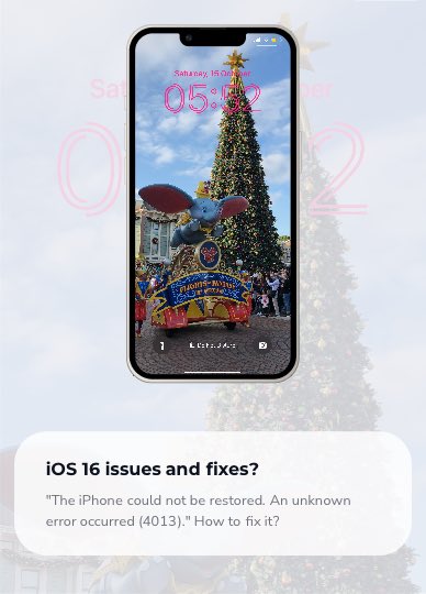 odili7621's tweet photo. It’s beginning to look a lot like Christmas #drfoneios16  Join Dr.Fone iOS16 campaign, show your lock screen with us and win an Apple Watch! https://t.co/mAjGzTSnUE @drfone_toolkit https://t.co/qhIpluNLuf