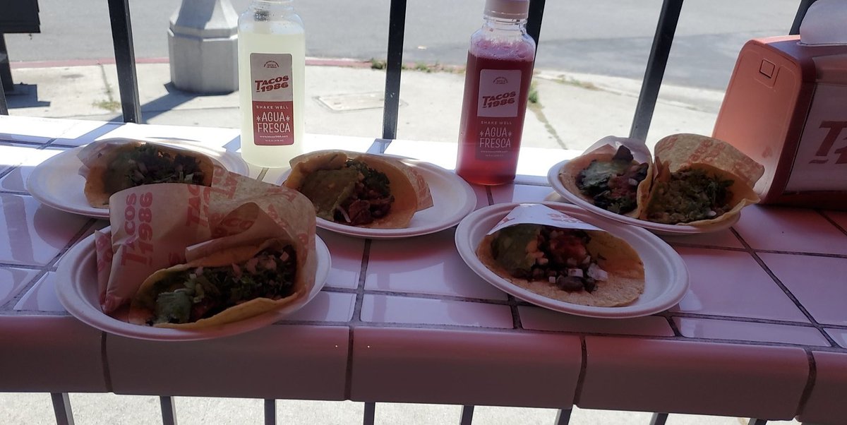 SeanLogic's tweet photo. Literally the only pic we took was of the food. But for real, the tacos are that good 🌮👌 https://t.co/yyUsvayqWj