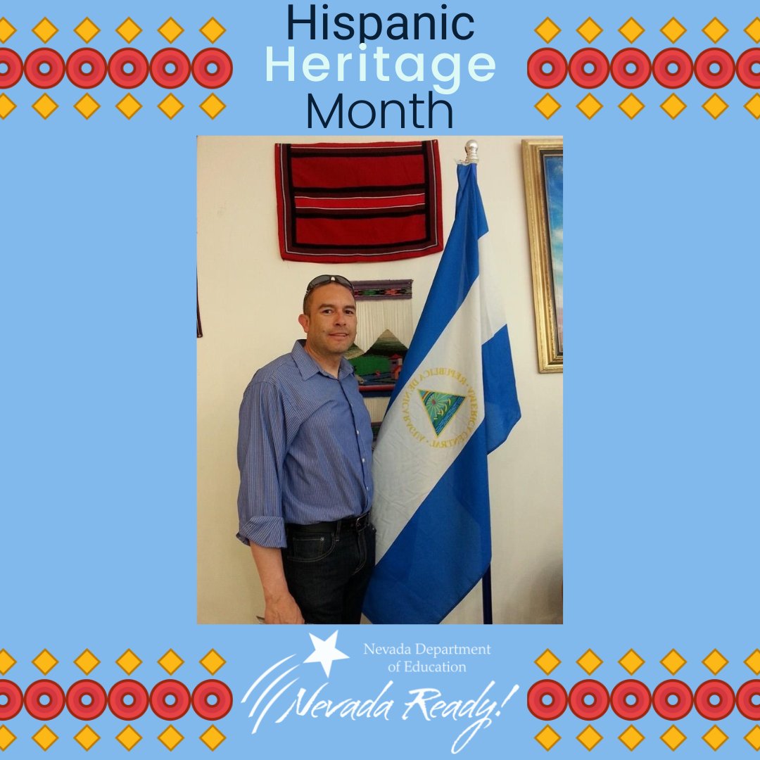 🎉 Nevada Department of Education is celebrating Hispanic Heritage Month by highlighting some of our outstanding employees! Dr. Jose Silva is Chief Strategy Officer for NDE. He is a proud Latino educator born in Nicaragua and raised in Miami, Florida.