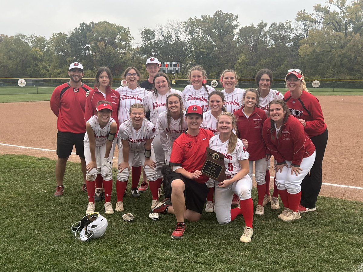 ADWarrenton's tweet photo. 2022 District Champions!  
Quarterfinal game will be in Warrenton on Wednesday, Oct. 19.  Gametime TBD. https://t.co/A52eMJEkGZ