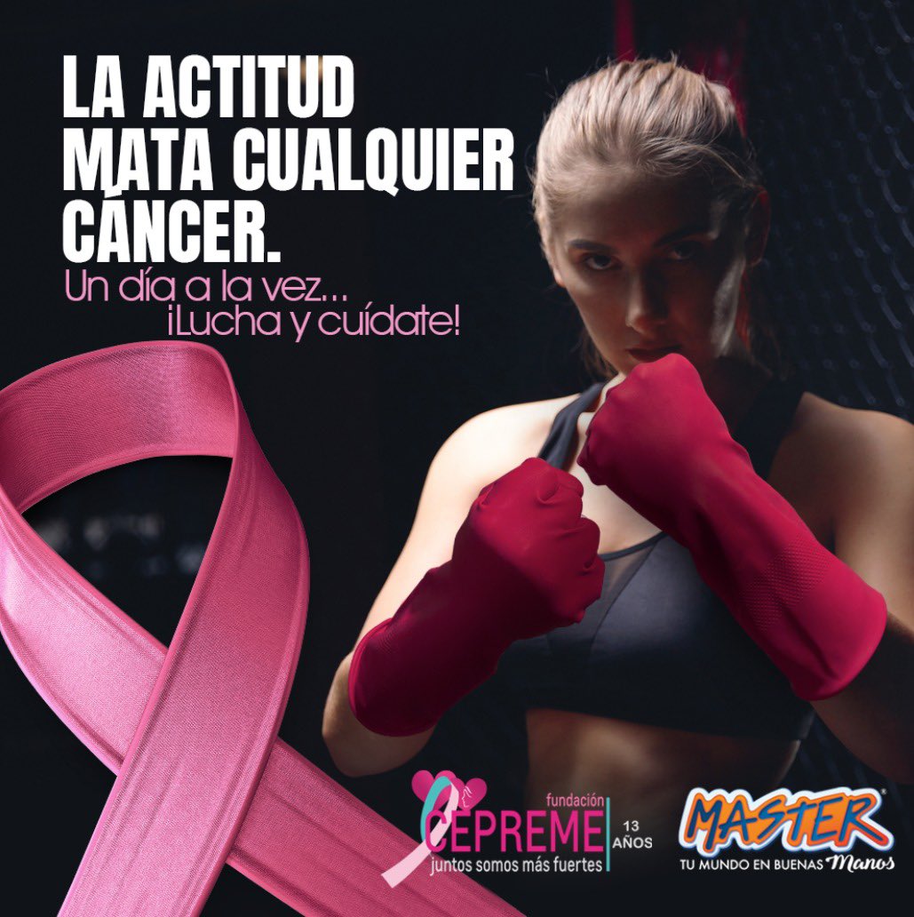 Master_ecuador's tweet photo. 📍🚨¡Este día no! 👊🏼😠⚠️
Somos fuertes, guerreras y luchadoras💪🏼 y vivimos un día a la vez.
Nos unimos a la causa, por la compra de cada par de Guantes Uso Múltiple Extra largo, Master donará 10 ctvs. a la fundación Cepreme.👈🏼
#Cancer
#Master
#FundaciónCeprem https://t.co/3bI3qxHIwb