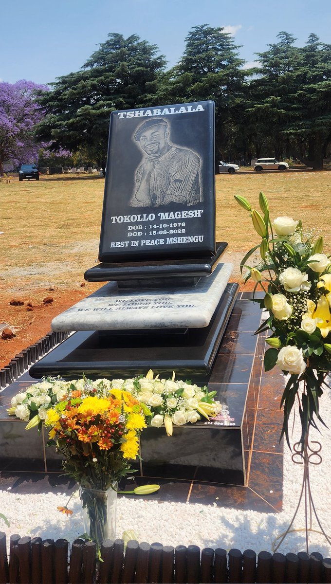 TKwazi's tweet photo. Yesterday we unvielled our brother's tombstone & celebrated his life.
#RIPMagesh
#RIPMshengu https://t.co/Mn7yFMZ9sP