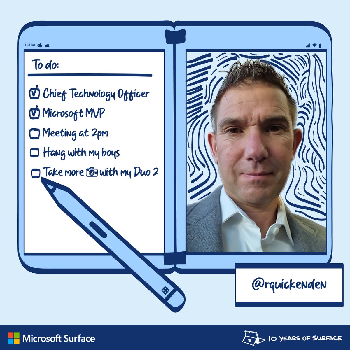 surface's tweet photo. @rquickenden We know how you Duo it, Rob! https://t.co/JP8e5TBgdX