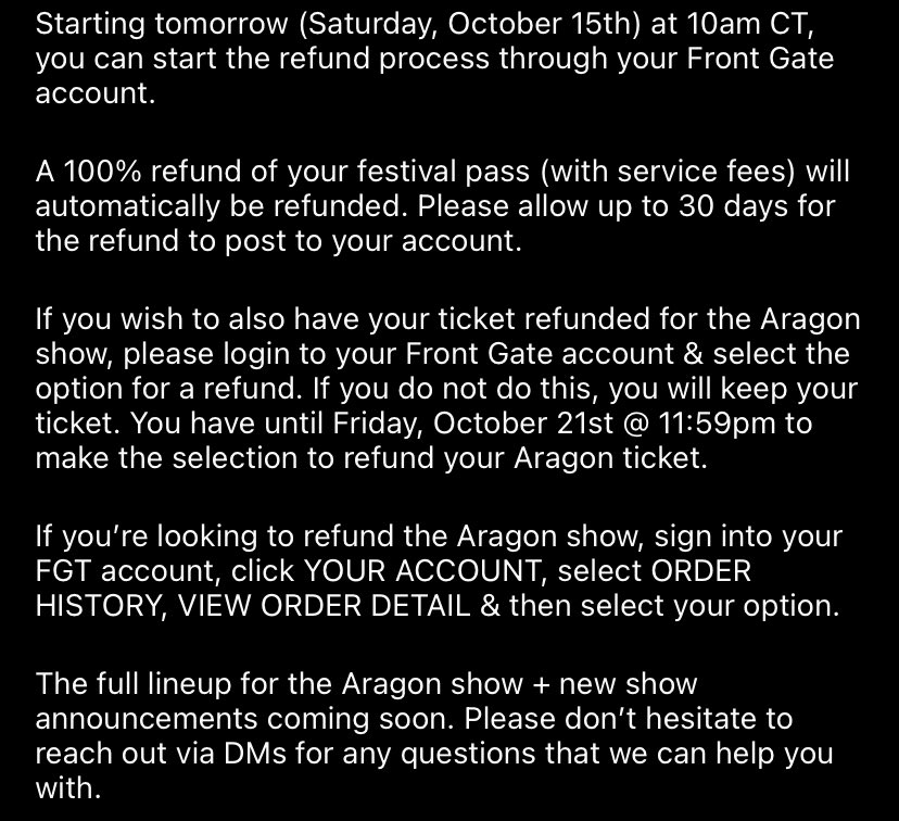 NecropolisChi's tweet photo. Necropolis refund information https://t.co/S6dNDg4uSa