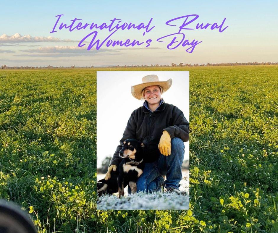 AWIExtensionNSW's tweet photo. Happy International Rural Women's Day! A day to celebrate the rural women around the world! 👩‍🌾 👏 

At SCNSW we are surrounded by rural women one of whom is Georgia White from Coolah who is also on the Sheep Connect NSW Producer Advisory Panel. 🙌

https://t.co/FhLmKY4ifW https://t.co/VlsvqeZWdC