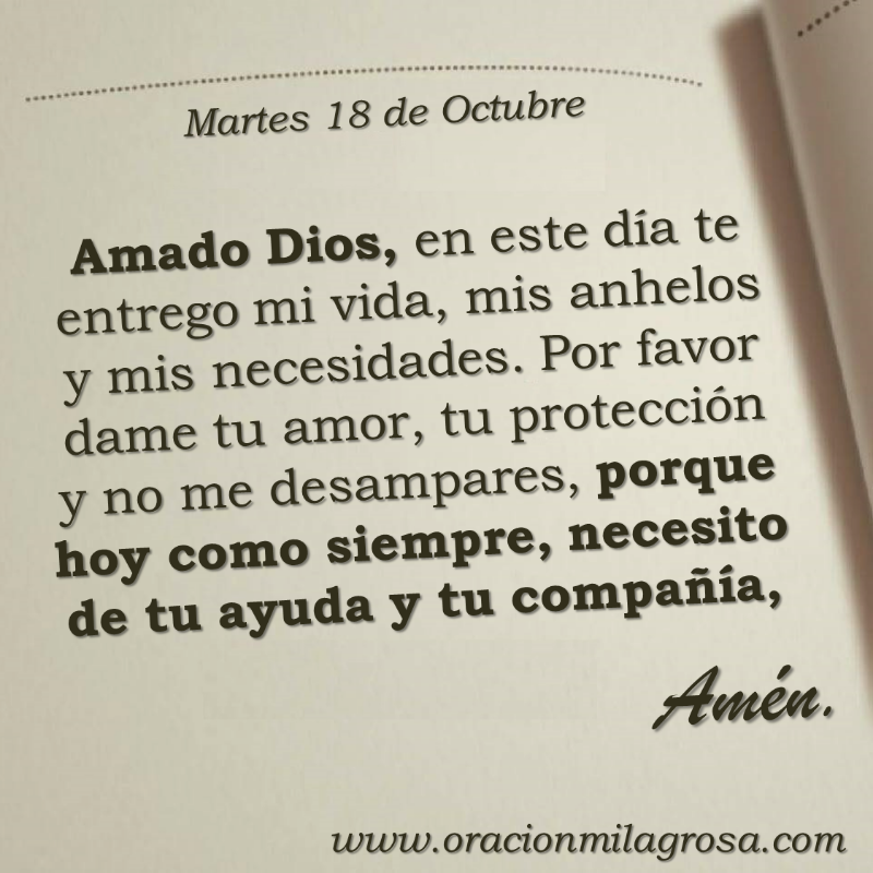 oracion_milagro's tweet photo. Oración para el martes 18 de octubre de 2022: https://t.co/3VUcRjeMPG