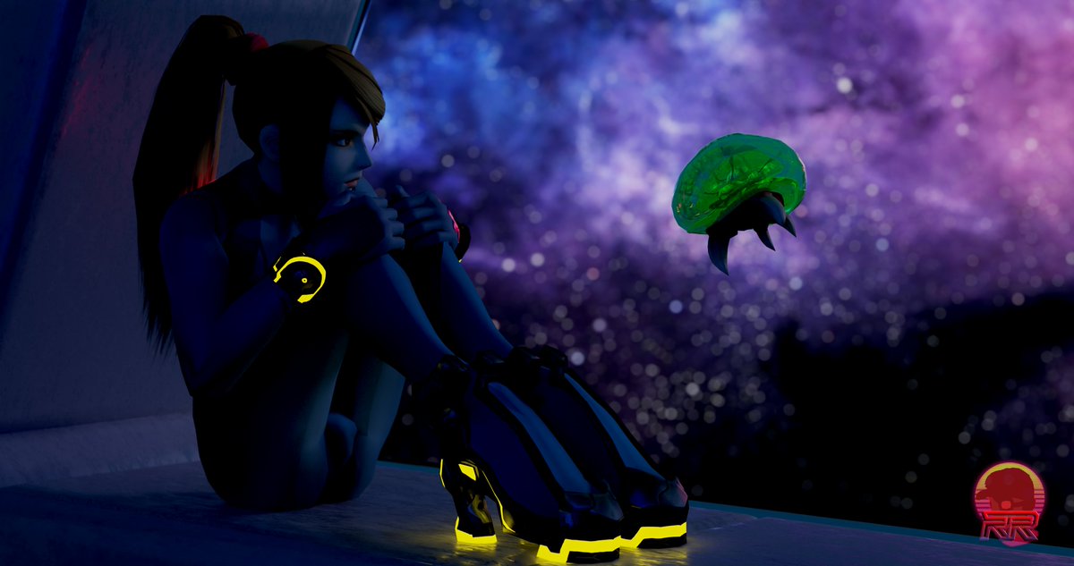 Retro_Rage_'s tweet photo. Just looking out the window
#samusaran #Metroid #blender https://t.co/psapJdtL1Y