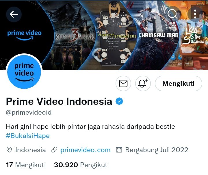 Destriinf's tweet photo. @jek___ @primevideoid mau nobar di Prime Video sama kak jek ganteng dong https://t.co/U90YBuuyaF