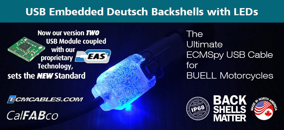 #USB #Embedded #Deutsch #Backshells with #LEDs

becasue #BACKSHELLSMATTER 

#calfabco #BuellMotorcycle #motorcycle #erikbuell #Buell #XB12R #XB9R #BuellNation #buellmotorcycles #BuellX1 #superbike #buellxbdotcom #ecmdroid #ECMSpy #buellxb #EBR #DeutschConnectors #MotorsportWiring