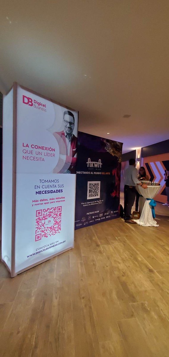 digicel_sv's tweet photo. En #DigicelBusiness somos patrocinadores de la galería de arte AKWA dentro del centro comercial #MilleniumPlaza apoyando la cultura y arte salvadoreño como un medio entre los artistas, el valor de sus obras y su público. https://t.co/Y0rxJsfg55