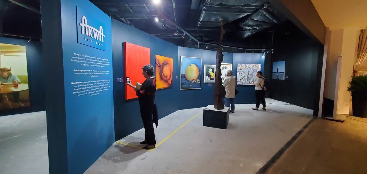 digicel_sv's tweet photo. En #DigicelBusiness somos patrocinadores de la galería de arte AKWA dentro del centro comercial #MilleniumPlaza apoyando la cultura y arte salvadoreño como un medio entre los artistas, el valor de sus obras y su público. https://t.co/Y0rxJsfg55