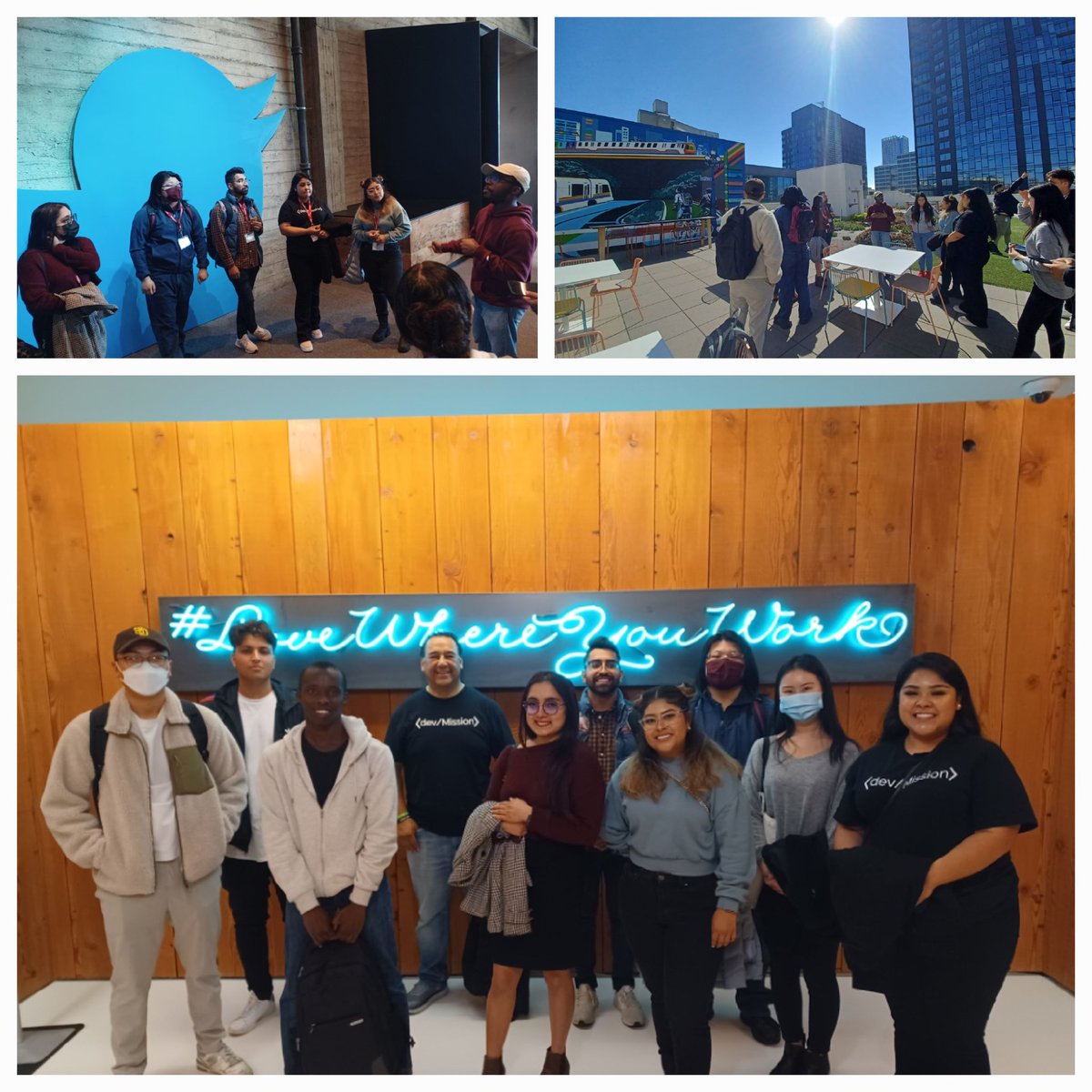 So excited to welcome the latest cohort from @devmissionorg to Twitter today on the last day of LHM! #TwitterForGood #palfrente #LoveWhereYouWork