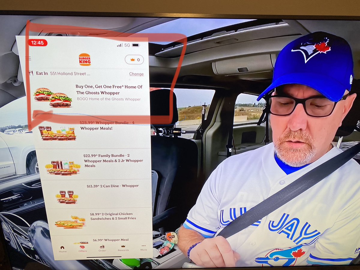 RobertNotBobert's tweet photo. @KenDomik @BurgerKingCAN @BurgerKing Hey Ken. The Ghost whopper special was in your offers tabs. Hope this helps for next time. All the best. https://t.co/eCUMgmTsBD