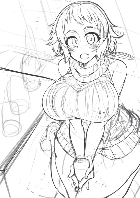 氷菓のキャラ描いてるつもりなんだが…シンフォギアの響に見えて来た…
いちおう大人バージョンで酒でも飲んでる的な依頼なんだが… 