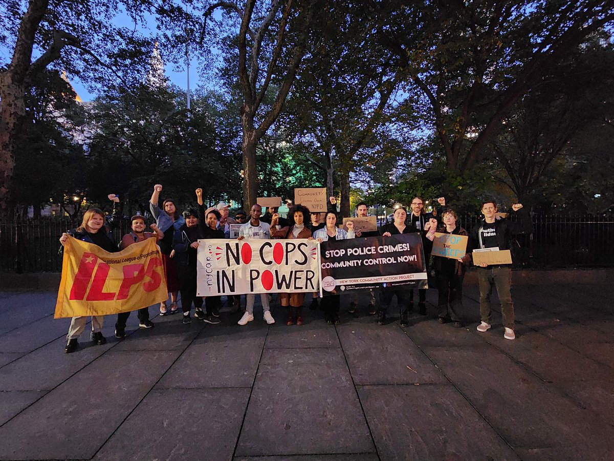 MangsAlt's tweet photo. TODAY WAS GOOD! 
#NYCAP
#NoCopsInPower 
#EricAdamsResign https://t.co/jbZhpYA2BA