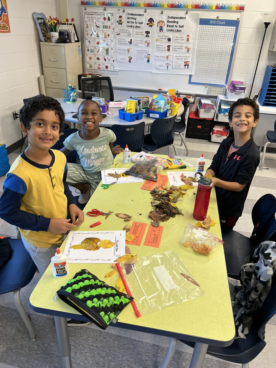 Mariner2nd's tweet photo. We kicked off our Friday with some fall fun! 🍂🍁🍃🤗 #leafman #leafcreations #2ndgrade #westgatees #fallfun https://t.co/jxf5en0fTg