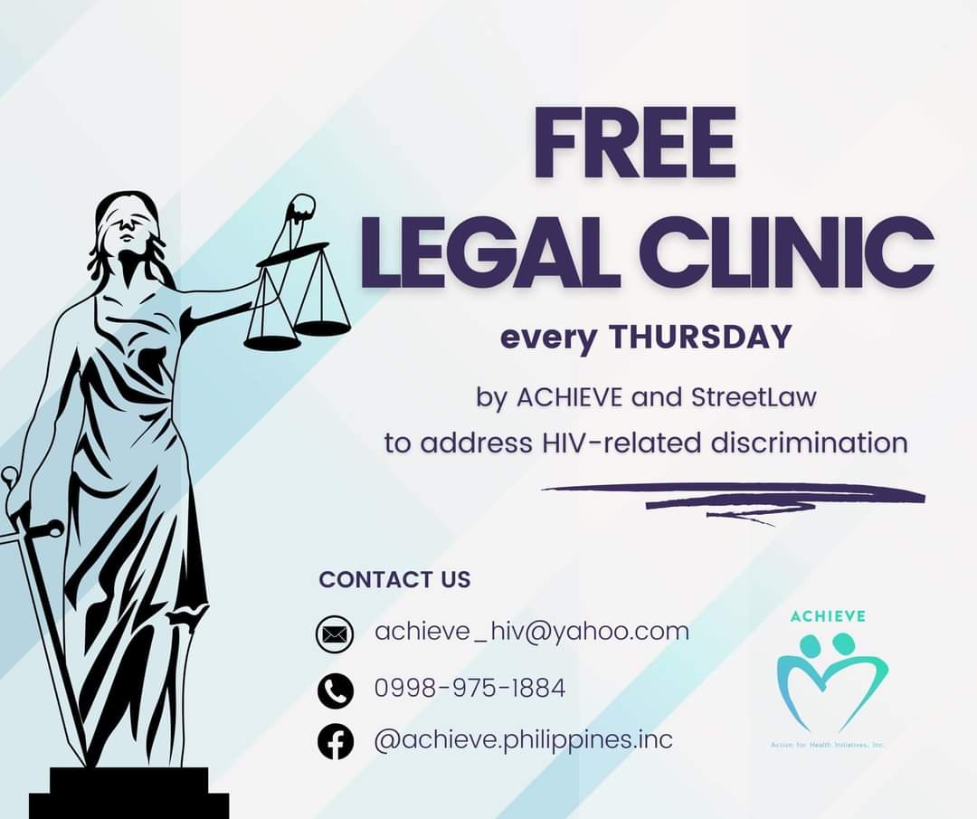 reigngwapito's tweet photo. Help is here. If you or someone you know have experienced HIV-related discrimination, our lawyers can provide you with legal advice.

You may contact 0998-975-1884;  achieve_hiv@yahoo.com. Or you may send a message on Facebook.

or you may reach @PLHIVResponse

#plhivdiaries https://t.co/vrrQnYmi4c