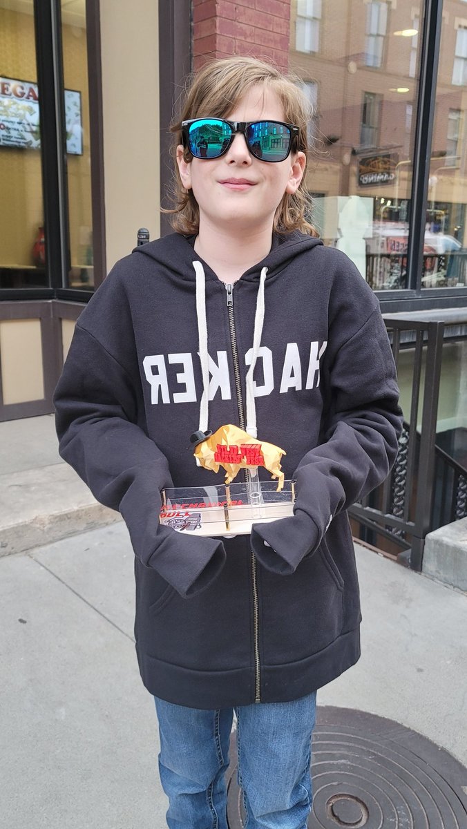 I now get to bring home a "Rodeo King" #WWHF #Deadwood2022