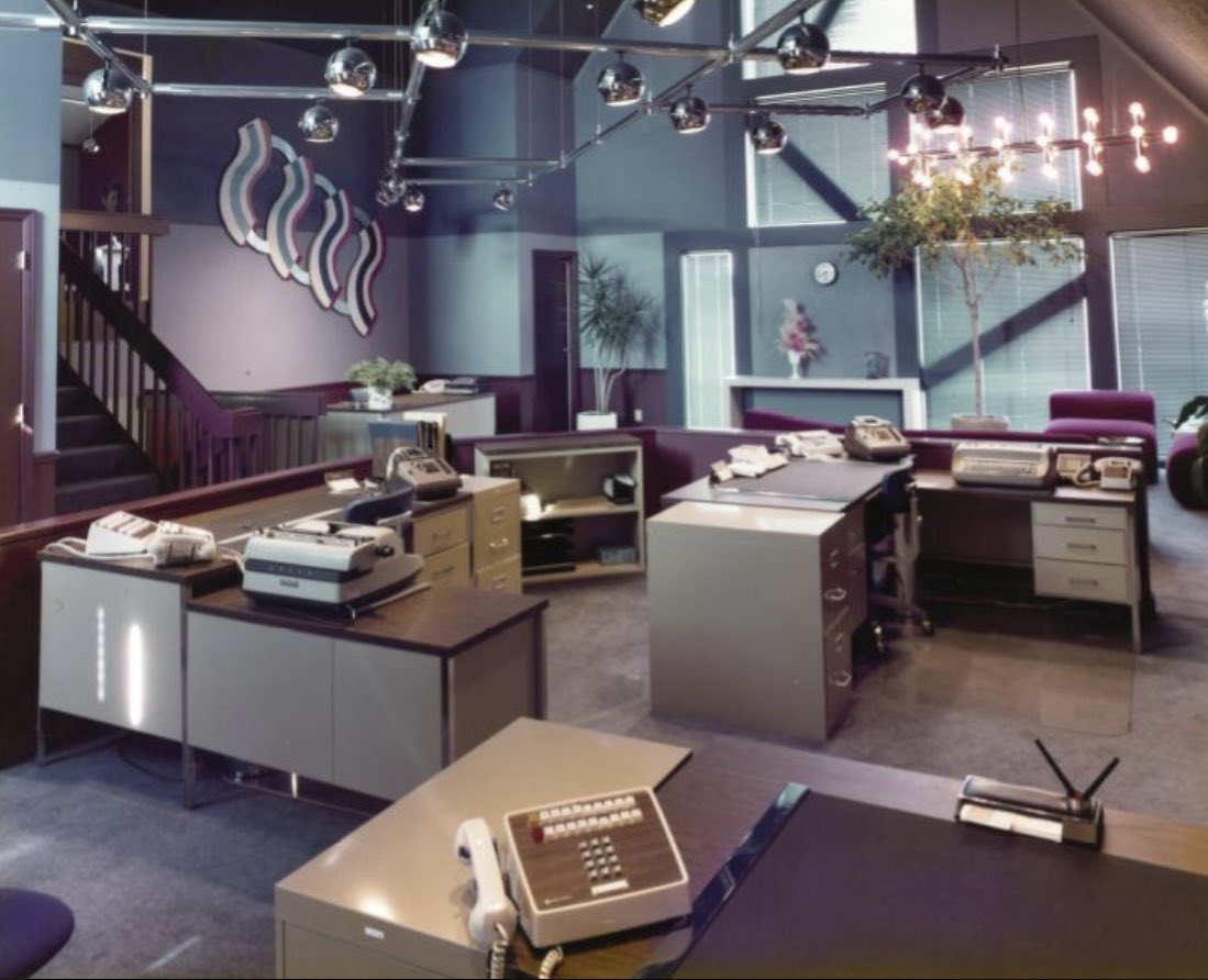 1980s photo of a real estate office in Middletown, OH