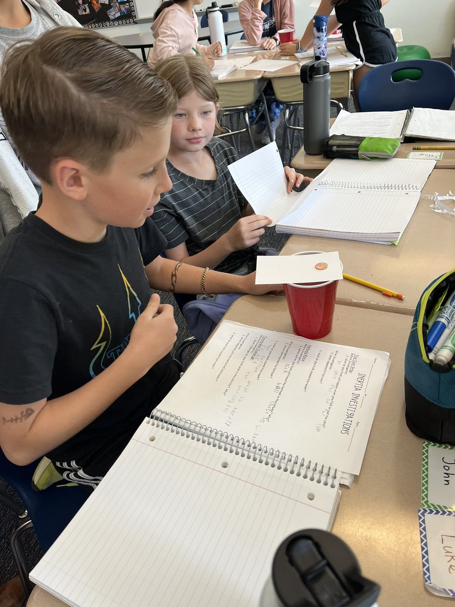 amcmanus612's tweet photo. Investigating inertia today! These sailors were #crushingit for sure! 😊@ScottsRidgeES https://t.co/gmfSY4WG54