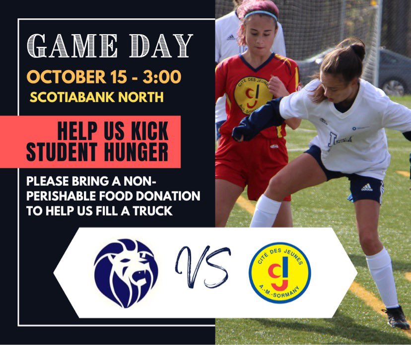 Final home game of the season and our final push to help us kick student hunger.  <a href="/athletics_lhhs/">LHHS ATHLETICS</a> <a href="/LHHSRoars/">LHHS STRONGSIDE</a> <a href="/FrederictonCom2/">Fredericton Community Kitchens</a>