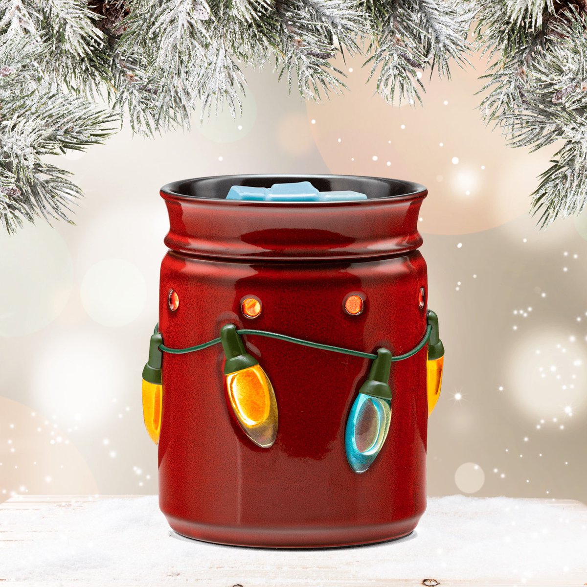 iheartgu's tweet photo. Bring the cheer and anticipation of the season home with Holiday Lights, a homey warmer spangled with old-fashioned Christmas bulbs. Each light glows from within when the warmer is lit, contrasting with the deep-red finish.

➡️ https://t.co/qZi6lf7w4B https://t.co/s00Pamq1tr