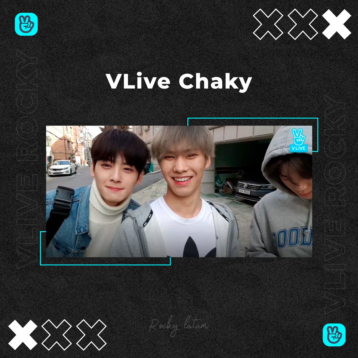 RockyLatam's tweet photo. Su admin chacky lover les trae
Otro #chacky vlive junto a #MOONBIN
🔗 https://t.co/FHg3qGlzhG
. #라키. #ROCKY. #CHAEUNWOO @offclASTRO 🦋 https://t.co/9qPg6WpAZW