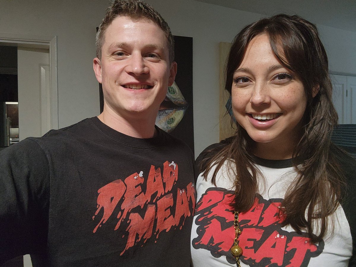 KCebrann's tweet photo. @JamesAJanisse @deadmeatjames @carebecc 
Headed to Screamfest, hope to see you guys at the "Slayers" premier! https://t.co/Cv7tEozr1k