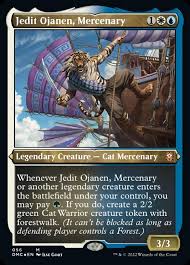 OdysseusCarter's tweet photo. @ScrybabiesMTG Jedit Ojanen, Mercenary. Bant cat aggression for edh https://t.co/jxIXWQdPoY