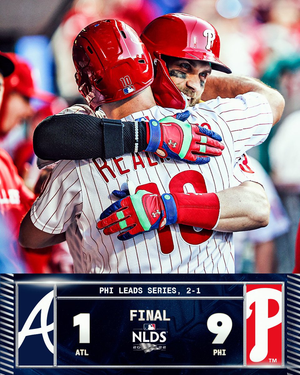 #Postseason baseball is back with a vengeance in Philly.