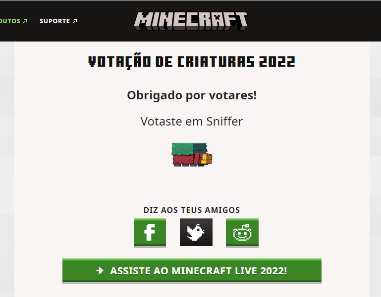 MiniMundosWiki's tweet photo. @Minecraft Votado :) https://t.co/Ci66AmQX3O