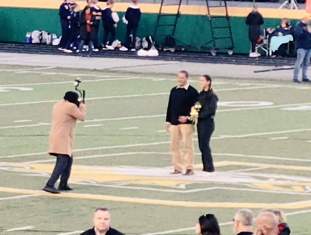 ClayStem's tweet photo. Eaglebots...bidding farewell to their fall sport. SENIOR RECOGNITION nite at the football game vs Whitmer. https://t.co/1l2vISn5dj