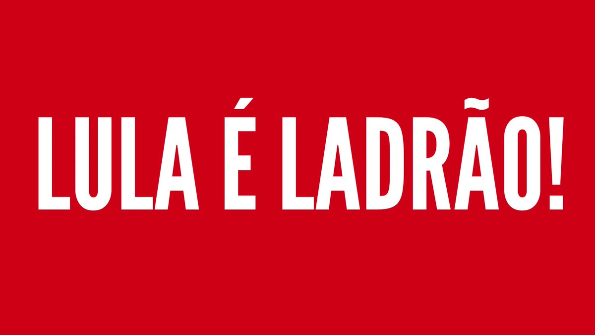 Tá bombando!
LULA É LADRÃO!
Sempre foi e sempre será! 
#LulaÉLadrão