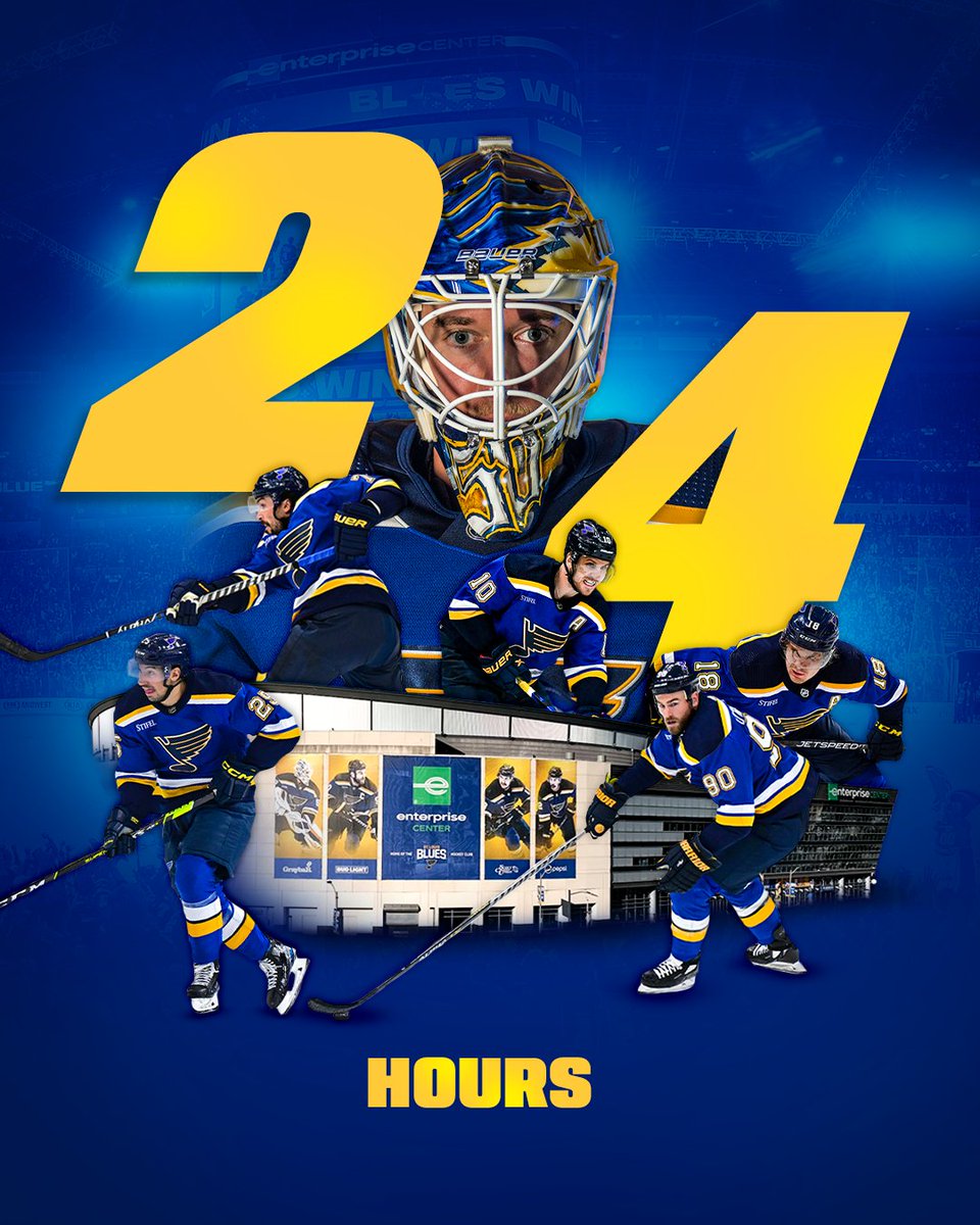 StLouisBlues's tweet photo. The final countdown. #stlblues https://t.co/Bab697QKnD