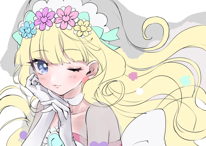 フィナーレwip、好みのお顔描けそうな予感! 