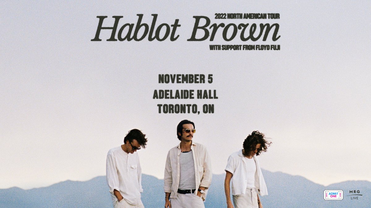 WIN YOUR WAY IN! Enter for your chance to win tickets to see <a href="/HablotBrown/">Hablot Brown</a> LIVE in Toronto plus some tour merch: bit.ly/3CYdC8x 🤞