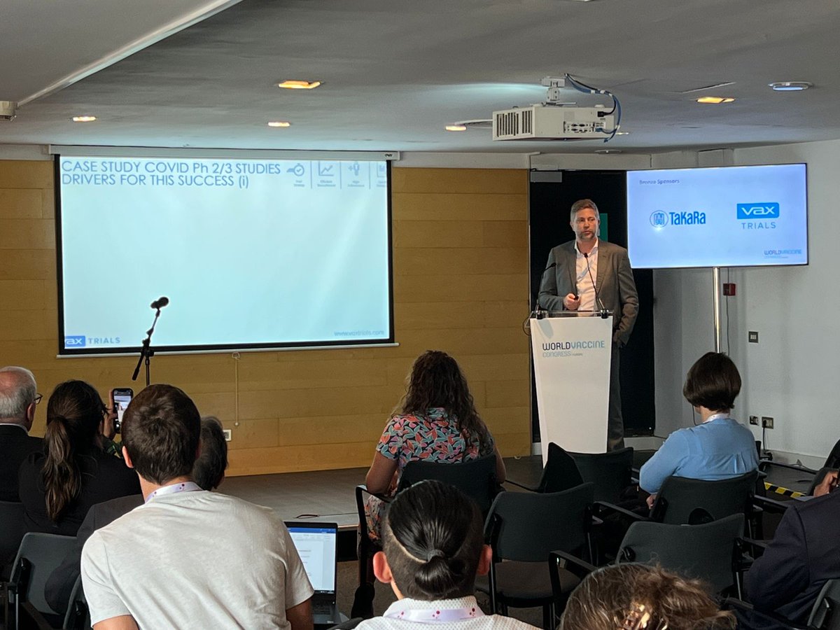 VaxtrialsO's tweet photo. TOGETHER WE MAKE IT POSSIBLE! 

At the @vaccinenation  we had the opportunity to showcase Latin America as a go-to region for vaccine clinical research, in a presentation given by our Chief Operating Officer, Tom Herremans

#vaccine #VaxTRIALS  #ClinicalTrials #CRO #WVCEU https://t.co/RpxCQHr2wo