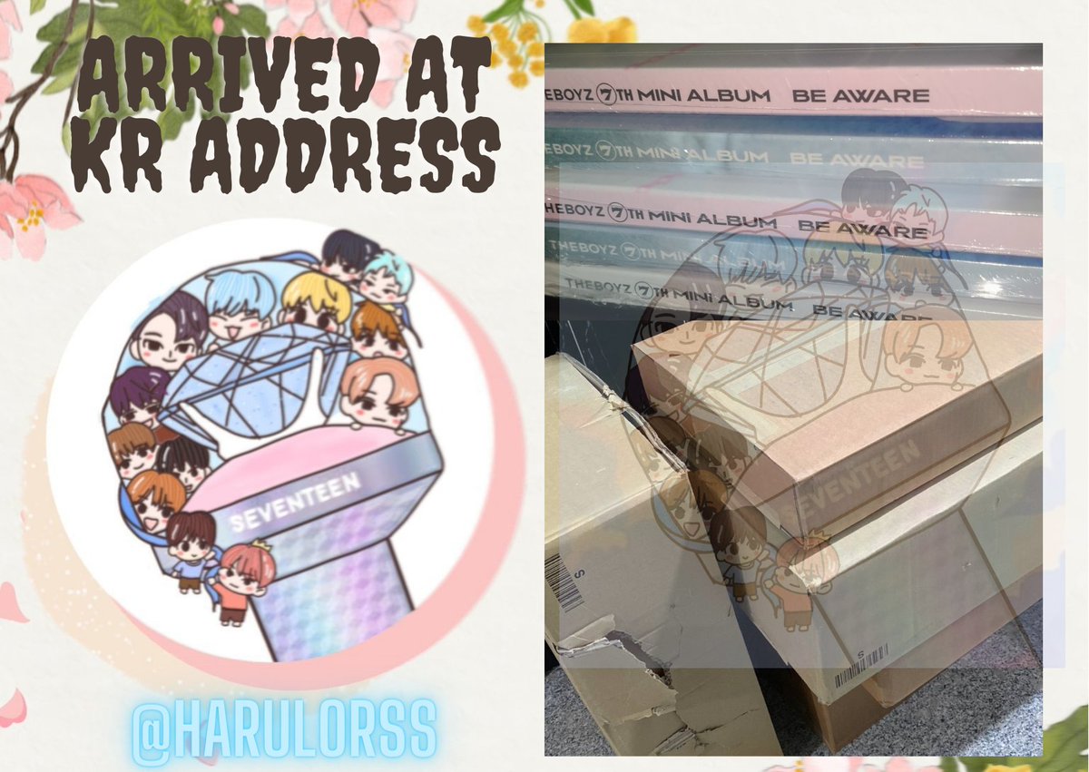 hrlrss_concerns's tweet photo. #LORSS_PROOFS [#LORSS_UPDATES]

LATE UPDATE

TBZ BE AWARE ALBUMS
- ALL ARRIVED AT KR ADDRESS
- PLEASE WAIT FOR OUR EMAILS REGARDING ISF NOTICE
- BOX WILL BE PICKED UP BY NEXT WEEK https://t.co/GOdS4yo9ez