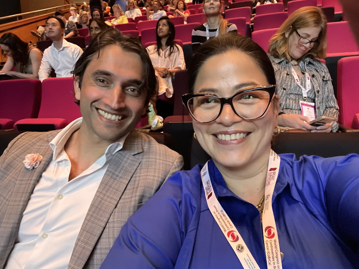 All smiles before our before our debate <a href="/sanjaysurgeon1/">Sanjay Warrier</a> <a href="/BreastSurgANZ/">BreastSurgANZ</a> <a href="/CoBrCaCongress/">Australasian International Breast Congress (AIBC)</a>  #AIBC