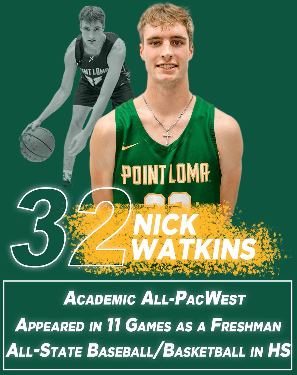 plnubasketball's tweet photo. 3️⃣2️⃣ DAYS ‼️

Soph G Nick Watkins

#GoSeaLions x #ThePoint 🟢🟡 https://t.co/d0eCZ0dSeX