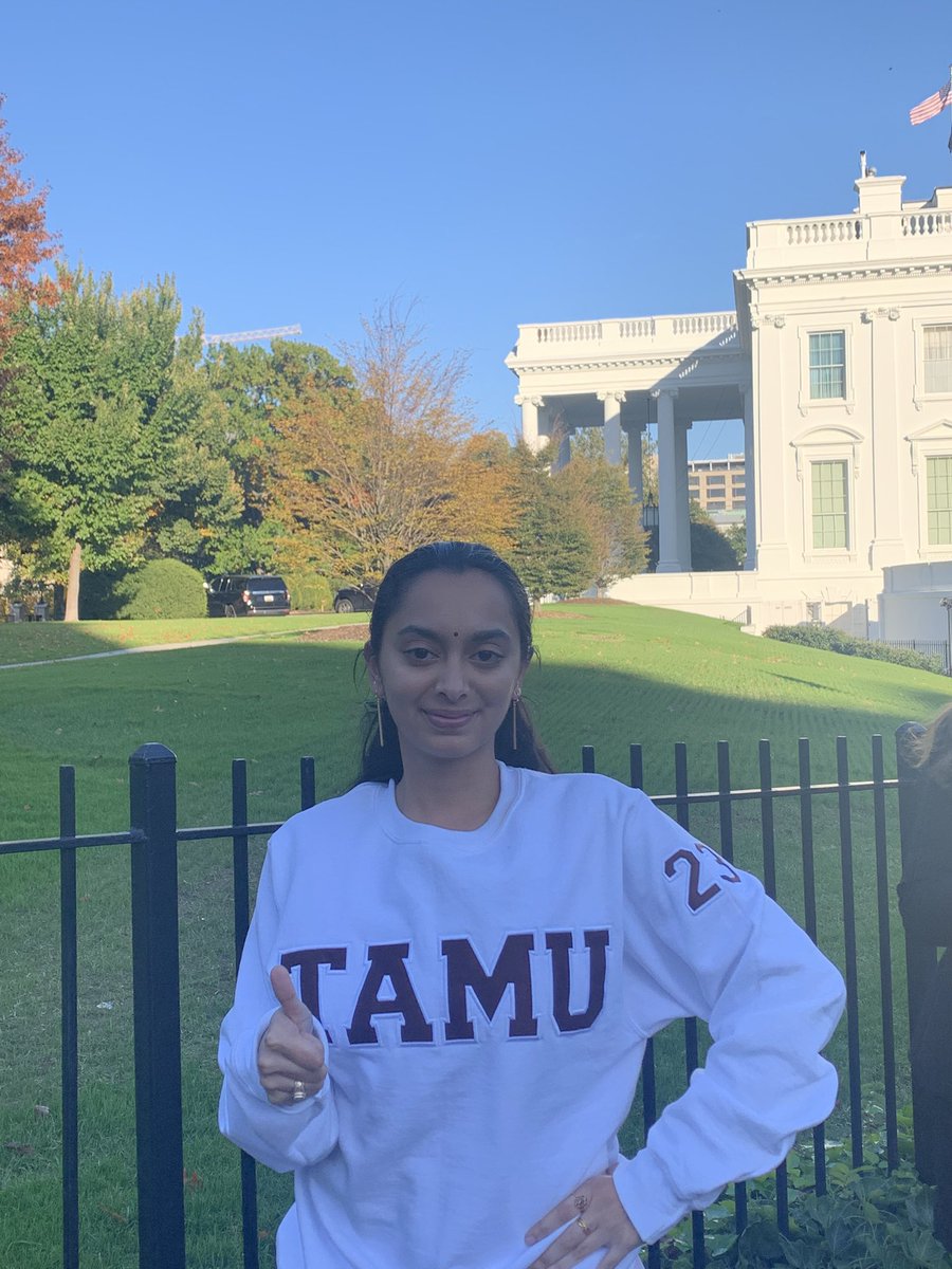 SrikanthNimisha's tweet photo. what a day! today, i had the honor of attending the @VP’s roundtable on #reproductivehealth and justice, representing @TAMU and @AdvocatesTweets as a #reproductivejustice leader. i am humbled to meet other amazing student leaders and feel more empowered to serve my community. https://t.co/tpYrbhJsMi