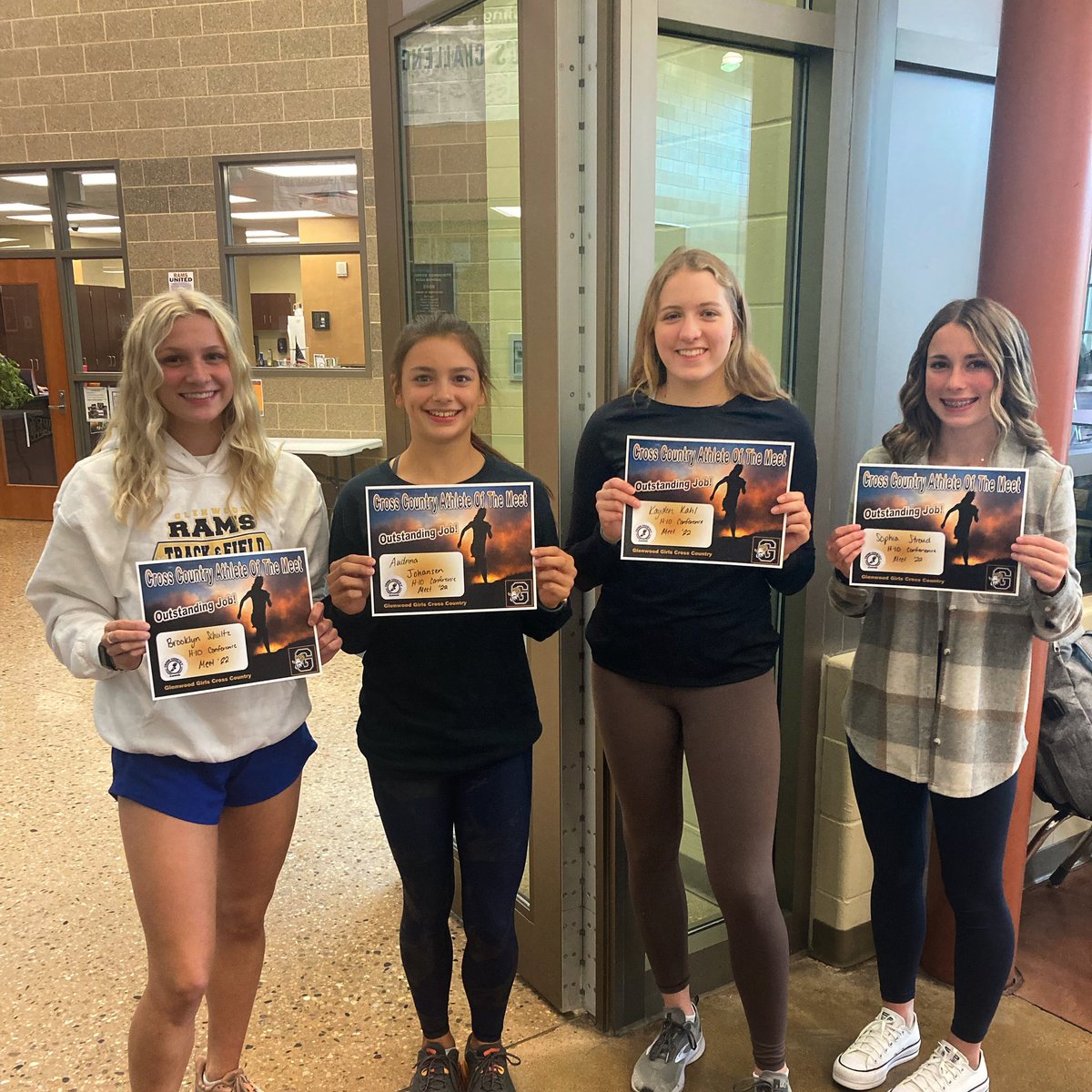glenwoodgirlsxc's tweet photo. Athletes of the Meet from Conference!
MS: Sophia S.
JV: Audrina J. and Kayden K.
V: Brooklyn S. https://t.co/bwPuZUII9l